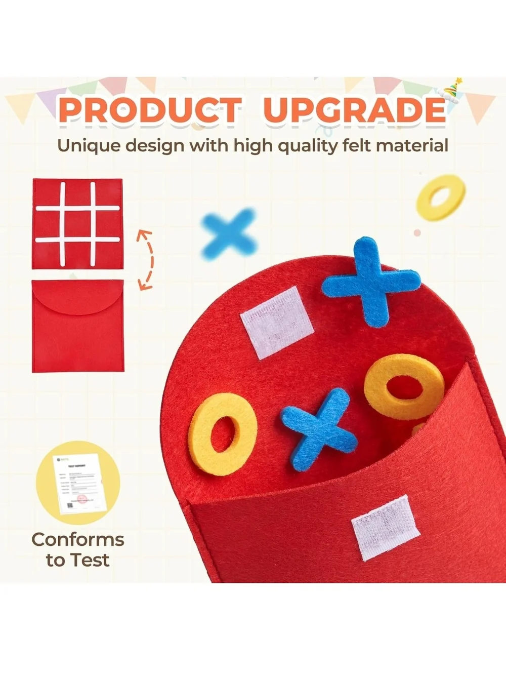 12 Pack Tic Tac Toe Games - Kids Toy